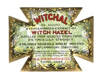 Large Witch Hazel Label